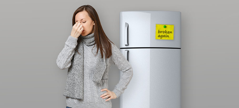 الثلاجة توشيبا لا تعمل